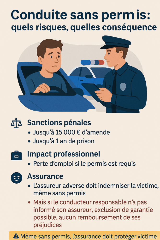 Conduire sans permis : quels risques et quelles conséquences ?