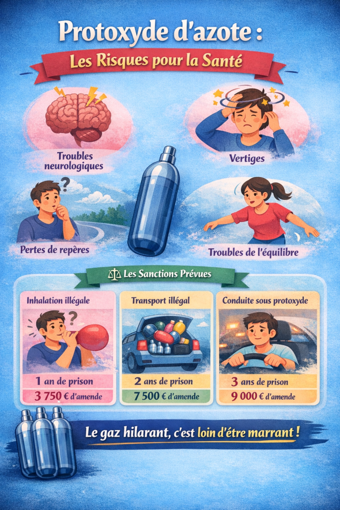 Protoxyde d’azote : un phénomène qui explose, une réglementation bientôt renforcée